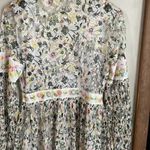Free People  Cherry Blossom Mini Dress in Ivory Floral Combo Photo 9