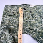 Rag and Bone  Skinny Ankle Jeans Size 24 Green Camo Low Rise EUC Photo 12