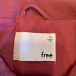 Aritzia Wilfred Free Alyona Cotton Puffy Button Plum Jacket Coat Size XXS 2XS Orange Photo 4