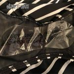 Torrid  Retro Chic Black Stripe Ruffle One-Piece Swimsuit Photo 6