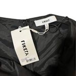 Likely  Purple Sheer Eyelet Lace Panel Over Black Velvet Trim Mini Dress Size 4 Photo 4