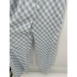 Urban Outfitters Blue White Gingham Print Sleeveless Romper Jumpsuit Viscose XS Photo 2