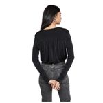 Free People  Turnt Thong Bodysuit Black S P Photo 1