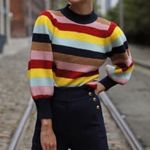 Halogen  X Atlantic Pacific Striped Sweater Size XS Photo 2