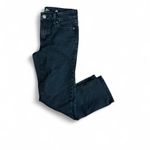 st. john's bay  Black Straight Leg Jeans Women 2P Short Punk Grunge Photo 1