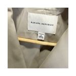 Banana Republic Stretch Womens 2 Khaki Beige Career Blazer 2 Button Pockets Photo 3