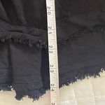 Free People  Boho Black Flowy Cutout Lace Detail Beaded Button Front Top sz XS/S Photo 12