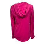 Tommy Hilfiger Sport Size Small Pink Logo Pullover Shirt Hooded Long Sleeve Photo 2