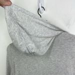 Athleta Light Gray Open Front with Hood Cardigan Sweater size XS Photo 7