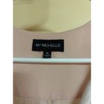 My Michelle XL Pink Chiffon Tank Top Blouse Photo 2