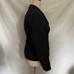 Anne Klein Y2K  Pinstripe Womens Blazer Sz OP Gray Career Quiet Luxury Academia Photo 3