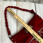 Relic  Cherry Red Y2K Faux Leather Hobo Quilted Pocket Silver Accent Shoulder Bag Photo 10