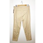 Vince Camuto Side Zip Stretch Cotton Blend Straight Pants in Light Tan Size 12 Photo 5