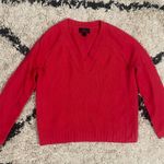 J.Crew Pink Italian Cashmere V-neck Sweater Photo 8