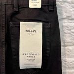 Rolla's NWT ROLLA’S Women’s 26” Eastcoast High Rise Skinny Ankle Galactic Black Jeans Photo 10