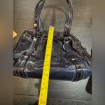 Coach  great condition navy blue small handbag Photo 6