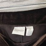 Chico's Zenergy Women's Brown Velvet Leggings Size US 12 Ruched Leg Casual Fall Photo 7