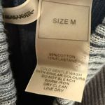 Maniere De Voir Manière De Voir Blue Ribbed Knit Flare Pants Size Medium Photo 11