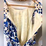 Julie Brown NYC Leah Sleeveless Ruffle Dress in Blue Jaguar Print Size 4 Photo 8