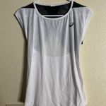 ASICS White and Black Women's Athletic Workout Tank Top / T Shirt Size XS Photo 4