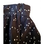 ZARA NEW Skort XL Extra Large Black White Peasant BOHO Mini Polka Dot Tiers Photo 6