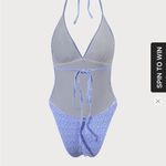 Berlook Blue Jacquard Halter One Photo 7