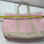 Ralph Lauren Vintage Polo Sport  Baby Pink Canvas Large Tote City Gym School  Bag Photo 4
