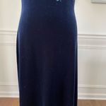 Vintage 90s Pulse Sapphire Blue Stretchy Velvet One Shoulder Gown M Blue Size M Photo 4