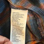 prAna  Alfie Organic Cotton Flannel Button Down‎ Shirt Size Medium Photo 4