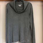 Coldwater Creek  Metallic Gray Cowl Neck Sweater. Size XL Photo 3