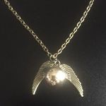 Harry Potter Snitch Angel Wing Necklace Photo 2