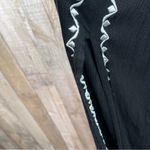 American Rag Size 3X Black Jumpsuit w/White Embroidered Design with Wide Legs Photo 7