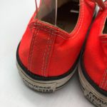 Converse  All Star Fiery Coral Low Top Canvas Sneakers Womens 7.5 Mens 5.5 Photo 5