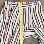 ZARA  Trafaluc Collection Cropped Wide Leg Striped America Pants Medium Photo 7