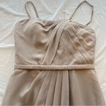 Kleinfeld Chiffon Bridesmaid dress CAPUCCINO Tan Size 2 Photo 5