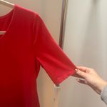 Talbots Coral Pink V-Neck Short Sleeve Top Photo 4