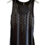 Vanity Gray Sleeveless Festival Elegant Cotton Blend Sz M Size M Photo 0