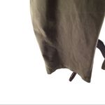 Madewell  Emmett olive green wide leg crop pants Photo 8