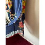 Johnny Was NWOT  Floral Border Side Split Leg Pants Size S Photo 4