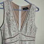 New Lulus Amora White Lace Jumpsuit wide leg size medium. Photo 6