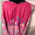 NWT Row A Pink Floral Flutter Sleeve Dress Size XL Photo 5