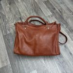 American Leather Co. Long Beach Satchel in Brandy Brown Photo 1