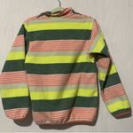 Patagonia  Synchilla Pullover Sweatshirt - Green, Yellow, Coral Salmon Pink sz XS Photo 2