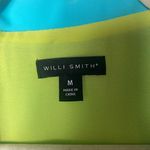 Willi Smith  SZ M Blazer. Gorgeous Aqua Blazer with Lime Green Photo 3