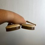 Crown & Ivy Raffia Slide Sandals - Women's 6.5 Tan Woven Slip-On Flats Photo 5