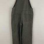 Cherokee Vintage Y2K Khaki Olive Green Denim Utility Straight Leg Bib Overalls Photo 6