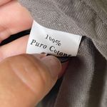 A Shirt Thing Dark Grayish Green Long Sleeve Shirt with Ruffle Collar Sz M Gray Size M Photo 6