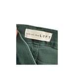 Loft Jade Green Skinny Crop Jeans Photo 2