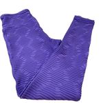 Mono B Bronze Blue/Purple High Intensity Work Out Ribbed Activewear Leggings SzS Purple Photo 2