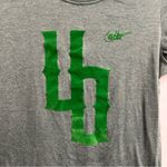Nike  Oregon Green Velvet Flocked Logo Tee Photo 3